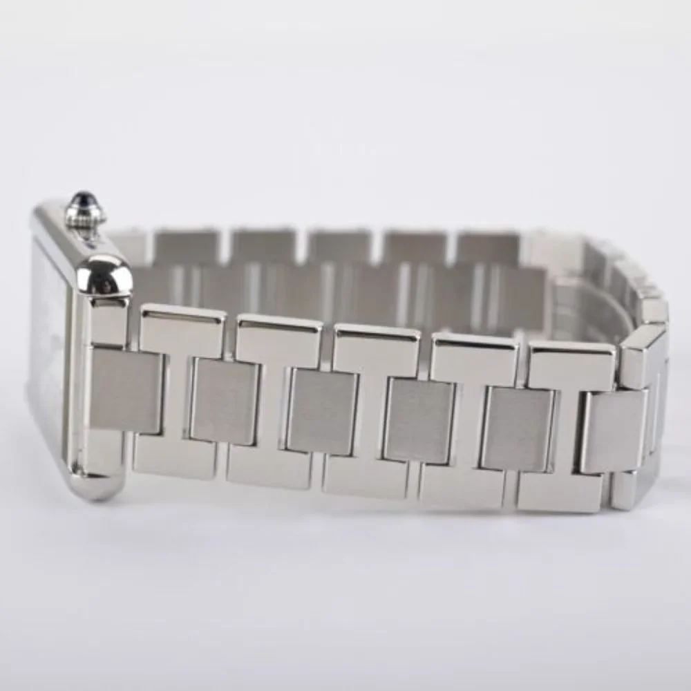 Cartier Tank Solo 3170 24X31mm Stainless Steel Watch W/ Box & Papers - Picture 6 of 9